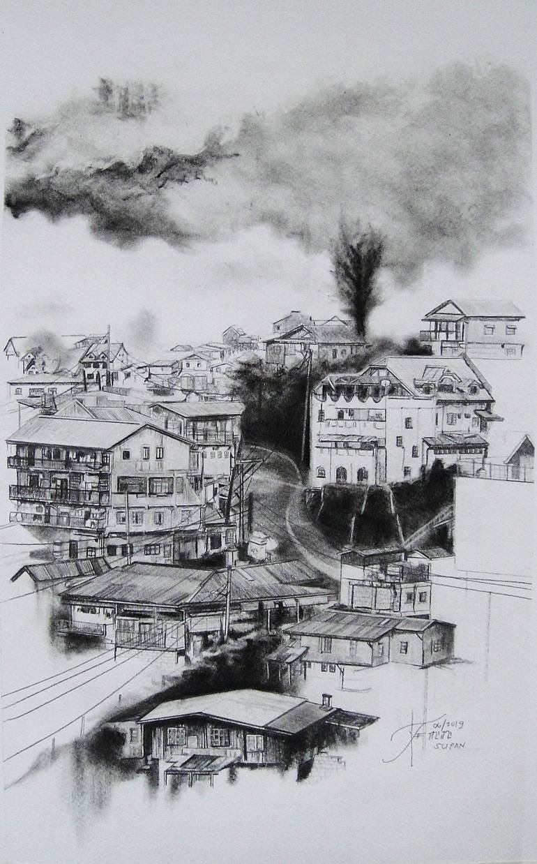 The Tall Tree Drawing By Ann Supan Saatchi Art