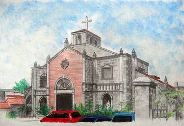 Print of Fine Art Architecture Drawings by Ann Supan