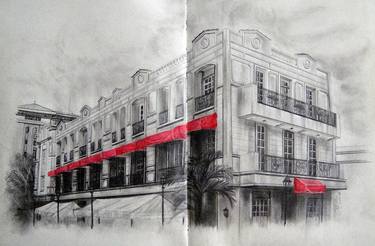 Print of Fine Art Architecture Drawings by Ann Supan