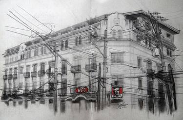 Original Documentary Architecture Drawings by Ann Supan