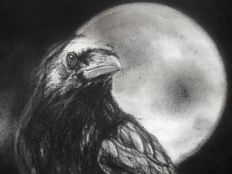 Original Expressionism Animal Drawing by Ann Supan