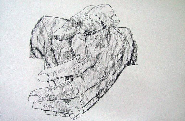 Original Documentary People Drawing by Ann Supan