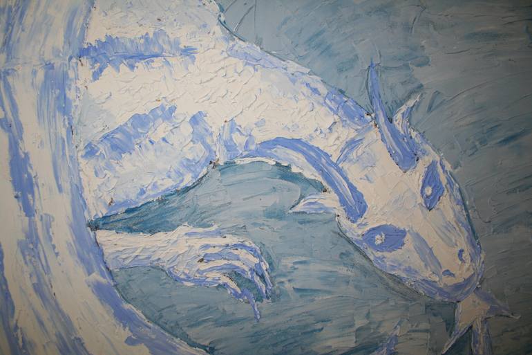 Original Expressionism Fantasy Painting by Alex Cher