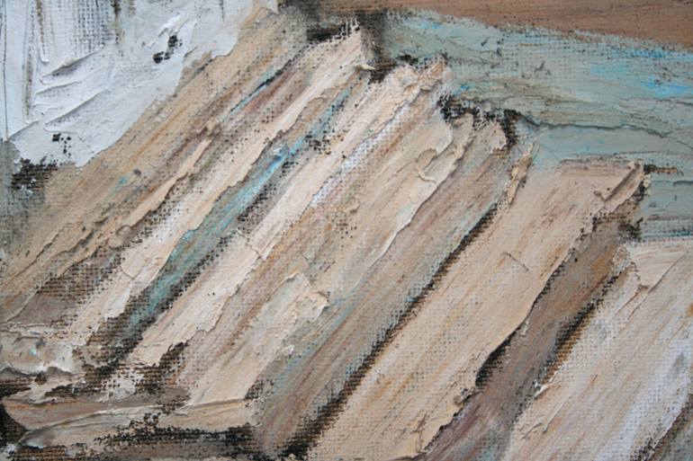 Original Expressionism Cities Painting by Alex Cher