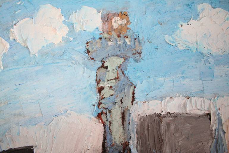 Original Expressionism Cities Painting by Alex Cher