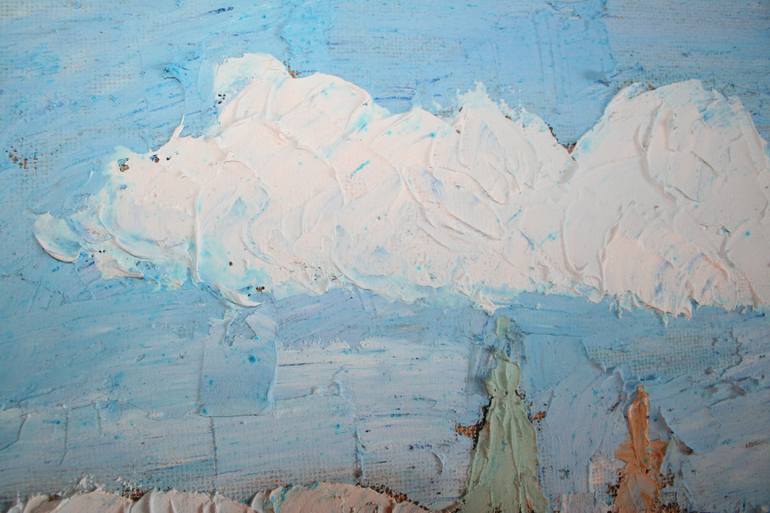 Original Expressionism Cities Painting by Alex Cher