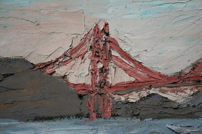 Original Expressionism Cities Painting by Alex Cher