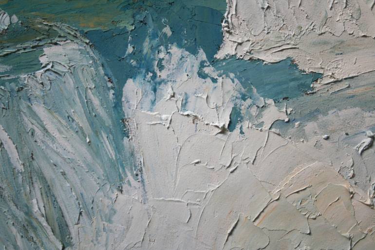 Original Abstract Expressionism Nature Painting by Alex Cher