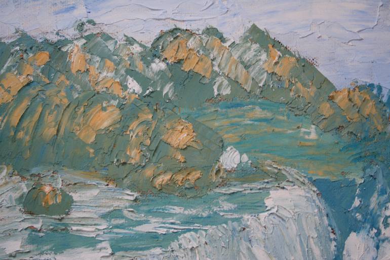 Original Abstract Expressionism Nature Painting by Alex Cher