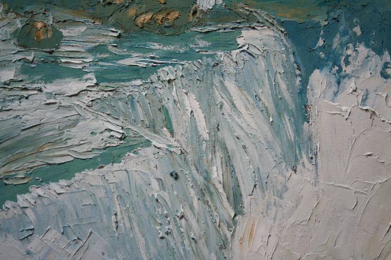 Original Abstract Expressionism Nature Painting by Alex Cher