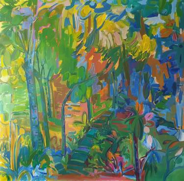 Print of Abstract Expressionism Botanic Paintings by Patricia Fairon