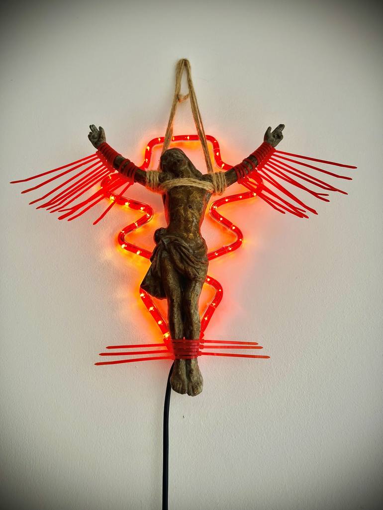 Original Conceptual Religion Sculpture by Mikki Midi