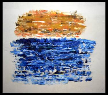 Print of Abstract Seascape Paintings by Saeeda Batool