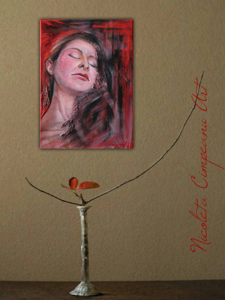 Original Figurative People Drawing by Nicoleta Cimpeanu