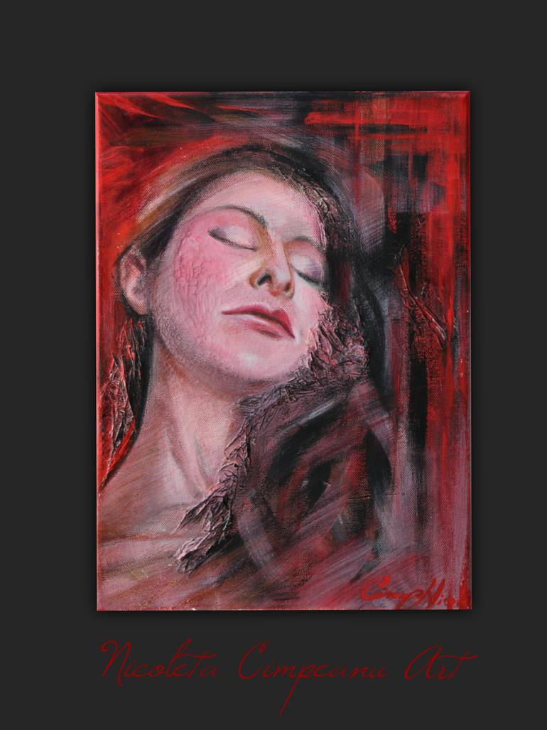 Original Figurative People Drawing by Nicoleta Cimpeanu