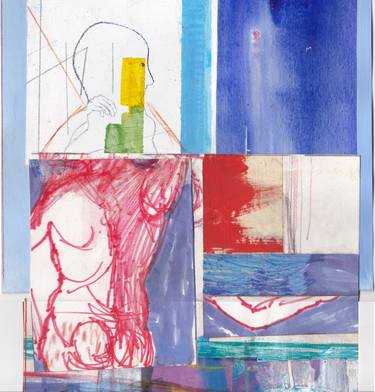 Print of Interiors Collage by Elisabetta Riganti