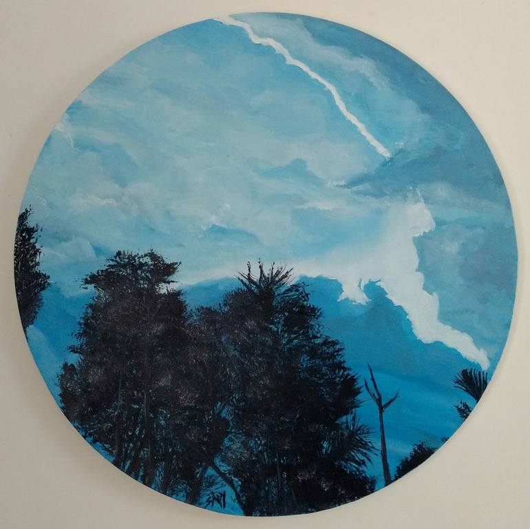 Original Art Deco Nature Painting by Apurva Subiah