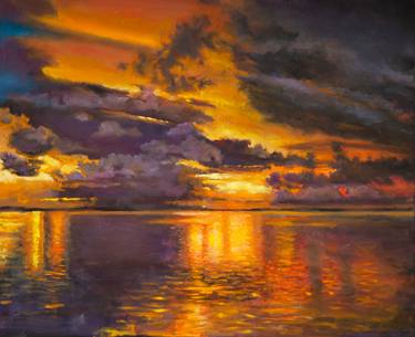 Original Realism Beach Painting by John Kelly