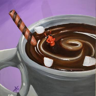 Original Pop Art Food Paintings by Jhoannaliza Siao