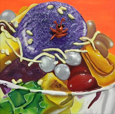 Original Pop Art Food Paintings by Jhoannaliza Siao