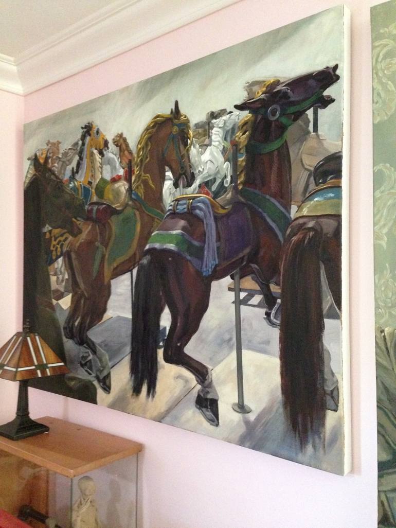 Original Horse Painting by Helen Cox