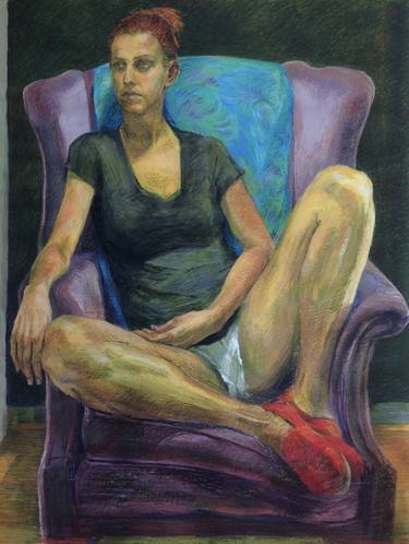 Original Figurative Women Paintings by Helen Cox