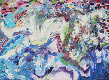 Original Abstract Paintings by Sylvia Thijssen