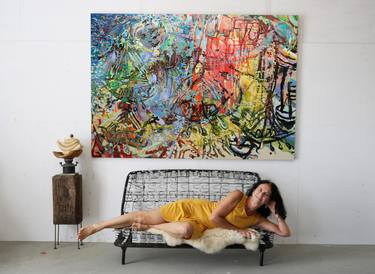 Original Abstract Expressionism Abstract Paintings by Sylvia Thijssen