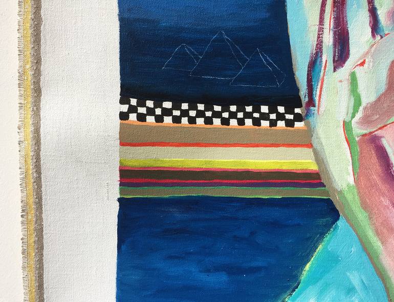 Original Expressionism Women Painting by Sylvia Thijssen