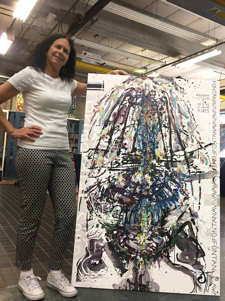 Original Expressionism Other Painting by Sylvia Thijssen