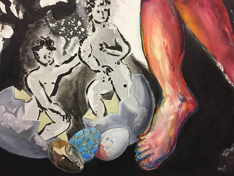 Original Expressionism Other Painting by Sylvia Thijssen