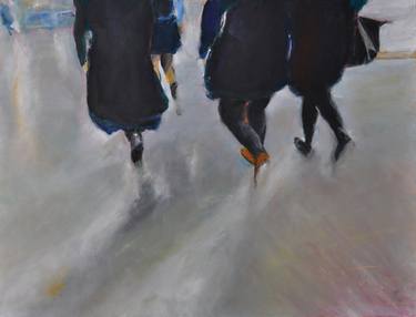 Original Expressionism People Painting by Christian Tiepold