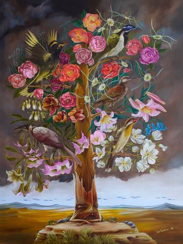 Original Fine Art Botanic Paintings by Yulia Pustoshkina