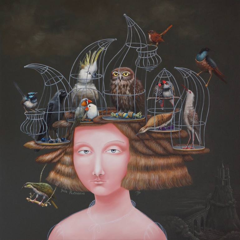 Dwellers of Alcazar Painting by Yulia Pustoshkina | Saatchi Art