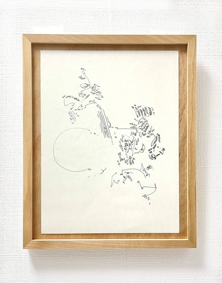 Original Abstract Drawing by Ray Watanabe