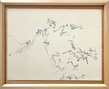 Original Abstract Expressionism Abstract Drawings by Ray Watanabe
