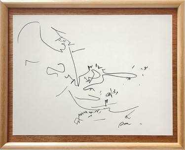 Original Abstract Expressionism Abstract Drawing by Ray Watanabe