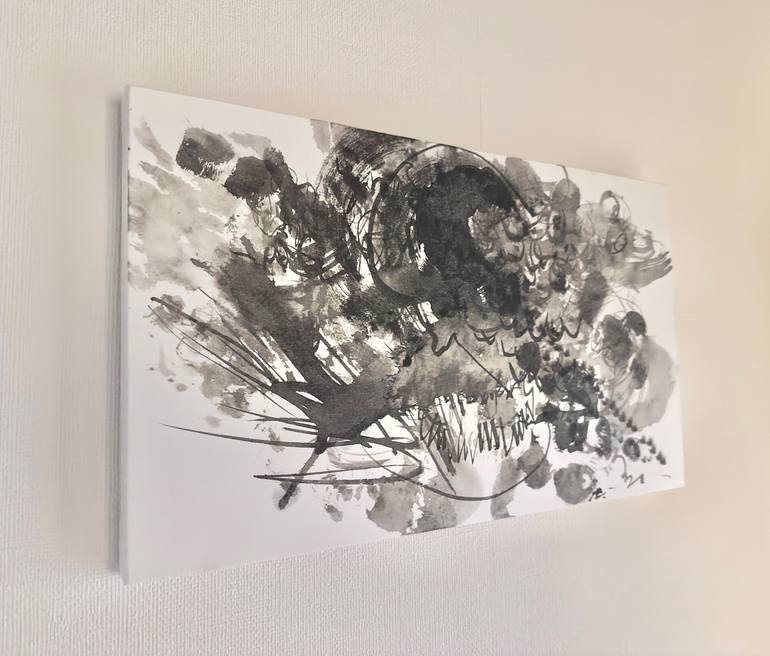 Original Abstract Expressionism Abstract Painting by Ray Watanabe