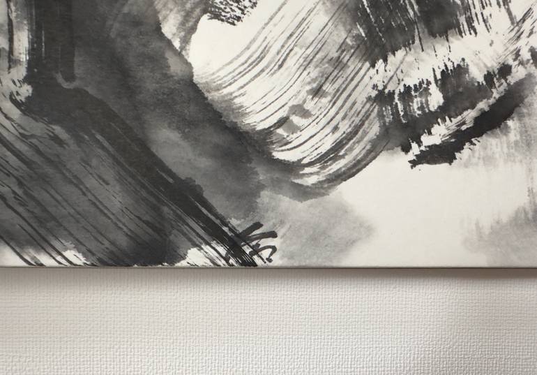 Original Abstract Expressionism Abstract Mixed Media by Ray Watanabe