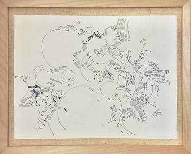 Original Abstract Expressionism Abstract Drawing by Ray Watanabe