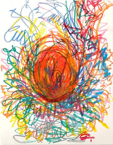 Original Abstract Expressionism Abstract Drawings by Ray Watanabe