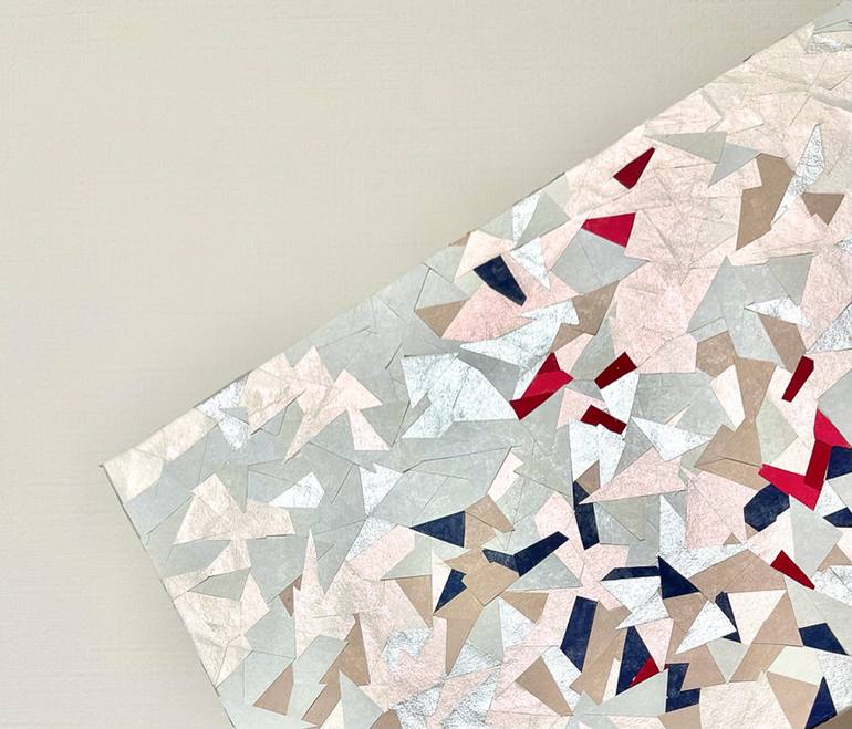 Original Abstract Geometric Collage by Ray Watanabe
