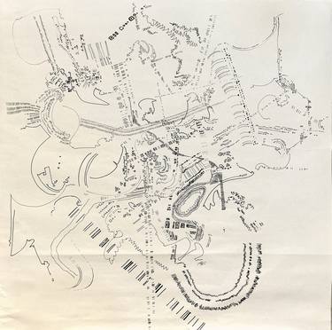 Original Abstract Expressionism Abstract Drawings by Ray Watanabe