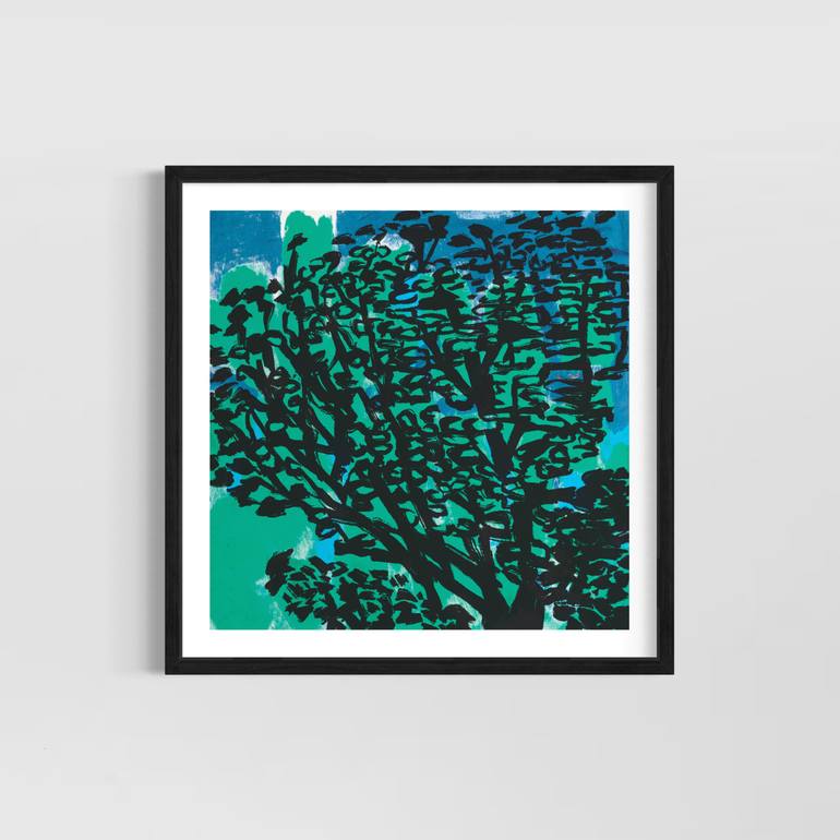Original Abstract Expressionism Landscape Digital by James Bywood