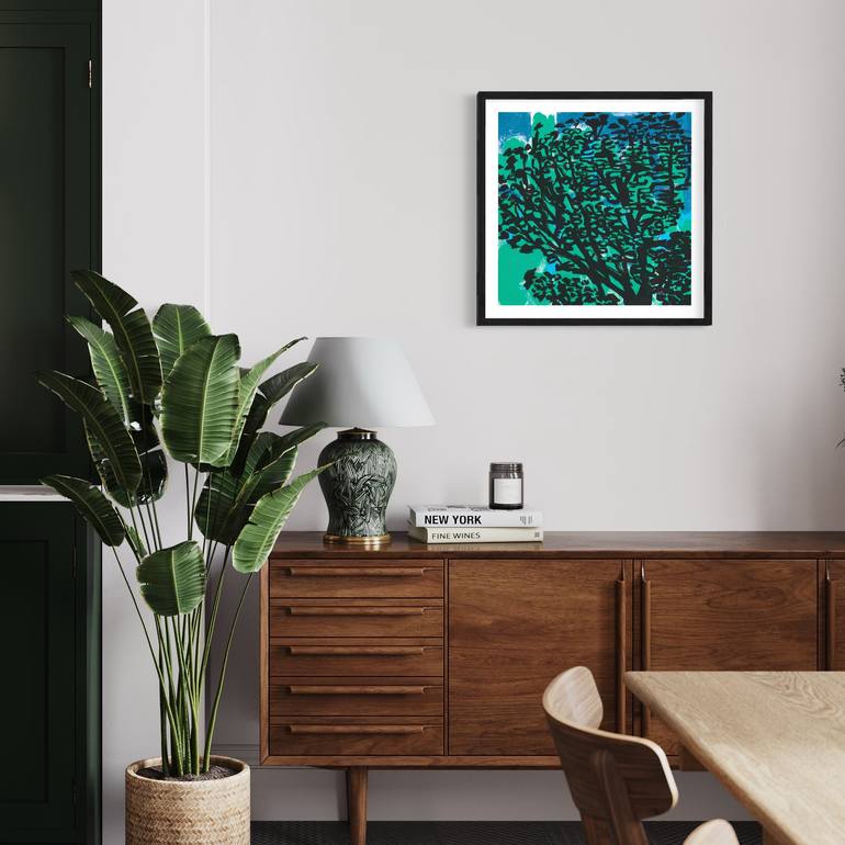 Original Abstract Expressionism Landscape Digital by James Bywood