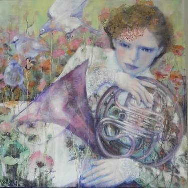 Original Music Paintings by Mireille Rolland