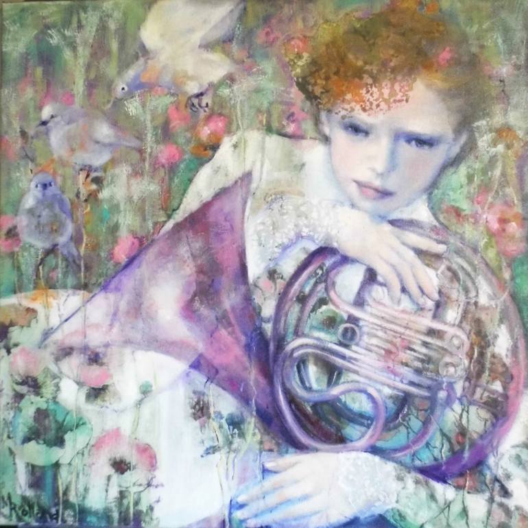 Print of Art Deco Women Paintings by Mireille Rolland
