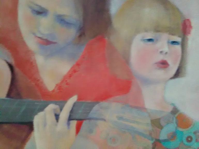 Original Children Painting by Mireille Rolland