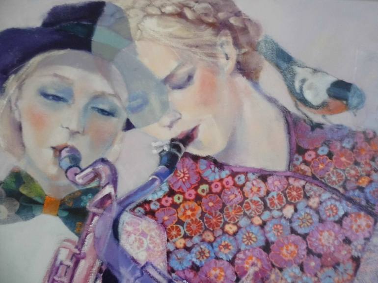 Original Music Painting by Mireille Rolland