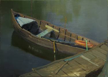 Print of Expressionism Boat Paintings by Sergey Kostov